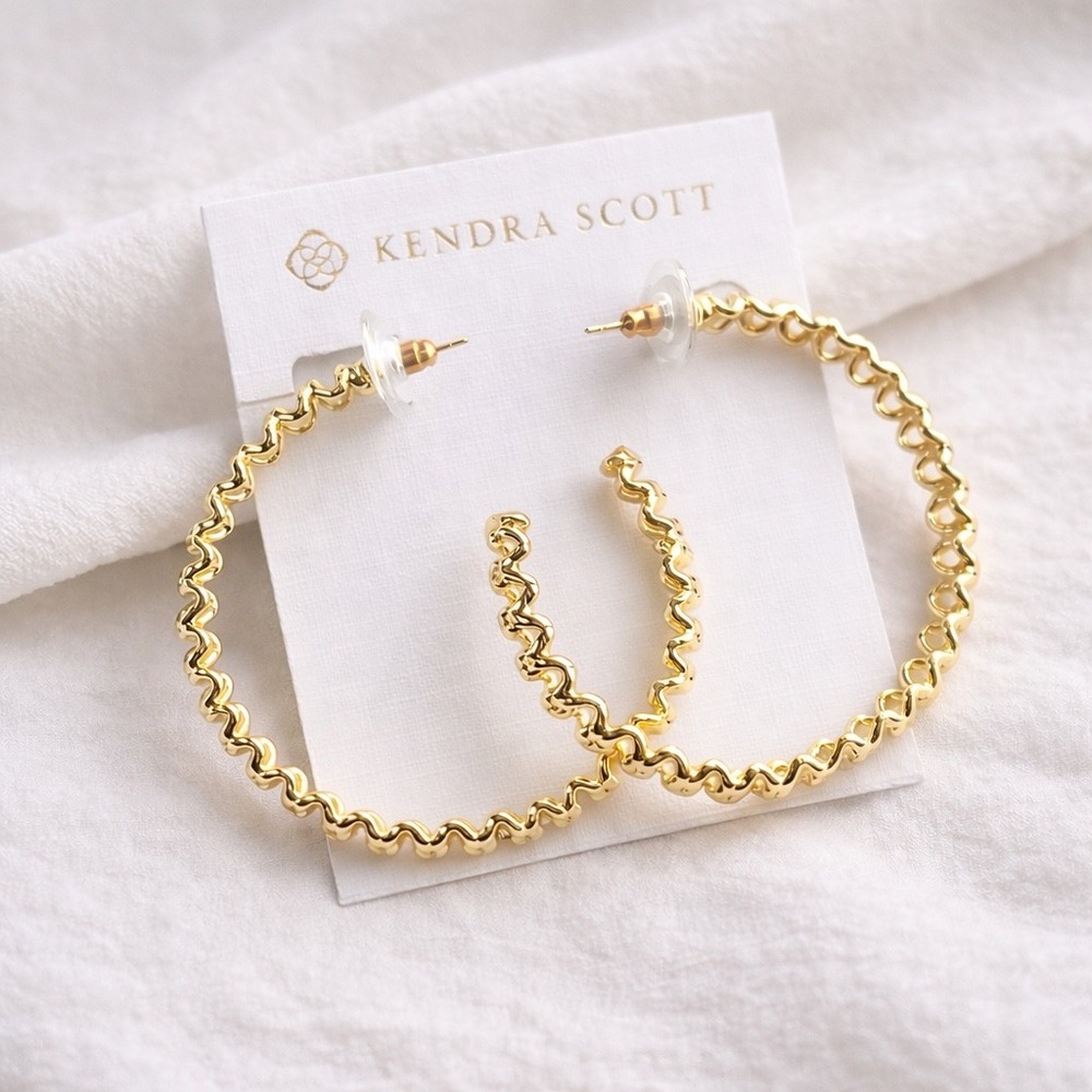 Kendra Scott -‎ Fallyn Gold Hoop Earrings